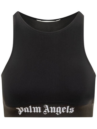 Logo Tape Crop Top PWVO024S24FAB0011001 - PALM ANGELS - BALAAN 2