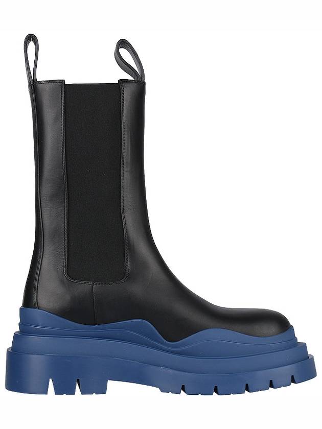 Tire Chelsea Boots Black Blue - BOTTEGA VENETA - BALAAN 5