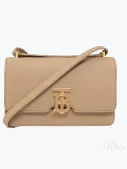 TB Logo Calfskin Mini Cross Bag Beige - BURBERRY - BALAAN 2