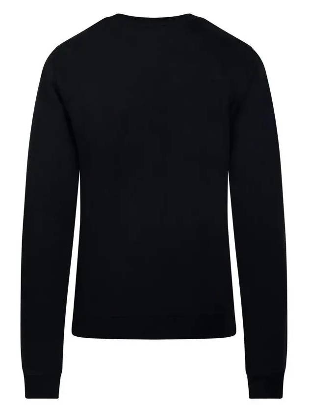 Fox Head Patch Regular Sweatshirt Black - MAISON KITSUNE - BALAAN 3