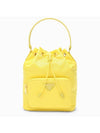 Duet Re-Nylon Bucket Bag Yellow - PRADA - BALAAN 1