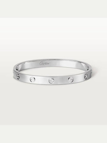 Love Bracelet White Gold - CARTIER - BALAAN 1