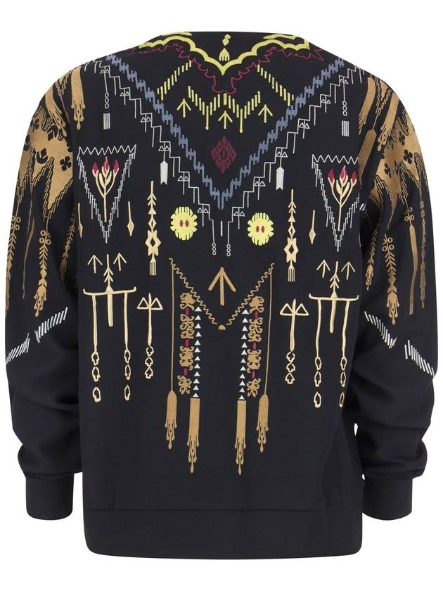 Men's Pullover Crew Neck Sweatshirt Black - ETRO - BALAAN 3