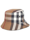 House Check Bucket Hat Brown - BURBERRY - BALAAN 6