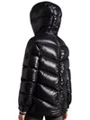 Women s Claire Rubber Patch Down Hood Black Padding 1A0002268950999 - MONCLER - BALAAN 6