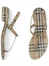 Vintage Check Lambskin Sandals Archive Beige - BURBERRY - BALAAN 6