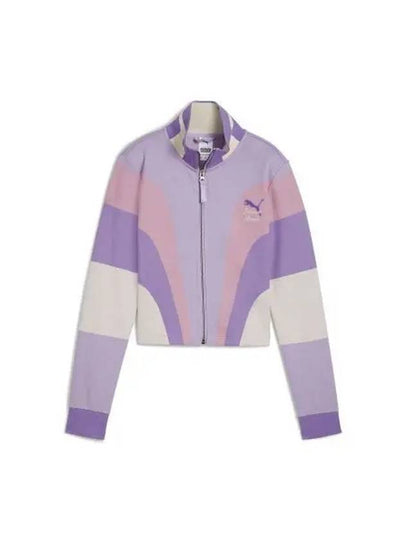 Stand Up Collar Zip Up Jacket Vivid Violet - PUMA - BALAAN 2