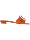 Covered Buckle Mule Orange - ROGER VIVIER - BALAAN 1