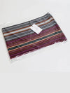 Spectrum Stripe Muffler Burgundy - PAUL SMITH - BALAAN 9