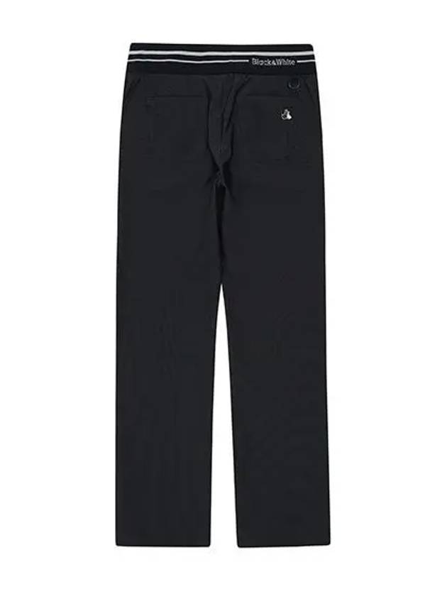 Women s 9 quarter high elasticity ribbed bootcut pants 5084LZWN NAVY - BLACK&WHITE - BALAAN 2