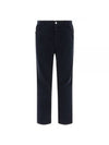 5 Pocket Corduroy Straight Pants Navy - PRADA - BALAAN 2