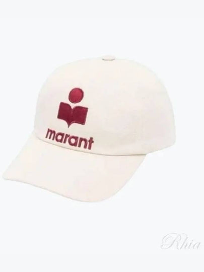 Tyron Logo Ball Cap Ivory - ISABEL MARANT - BALAAN 2