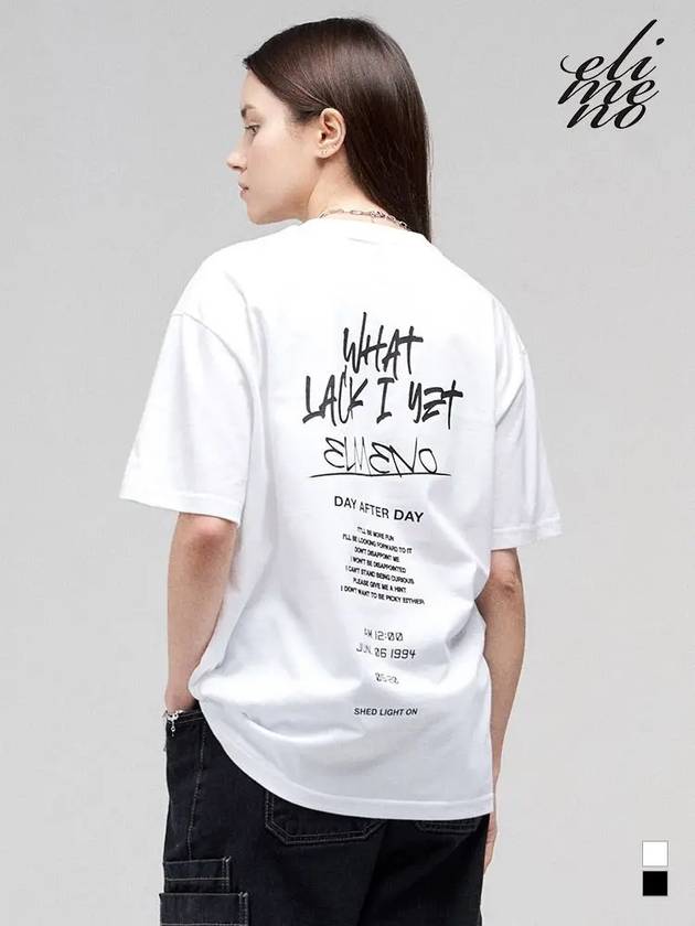 EL Street Artwork Overfit Short Sleeve T-Shirt White - ELIMENO - BALAAN 3