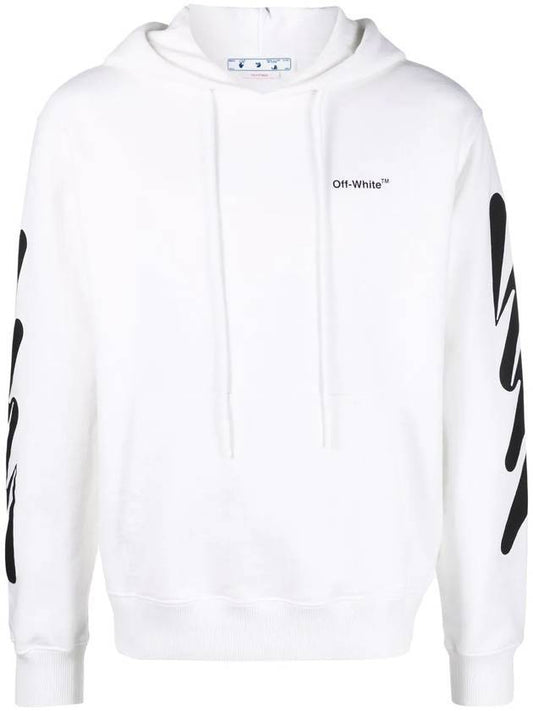 Men's Wave Diag Hood White - OFF WHITE - BALAAN.