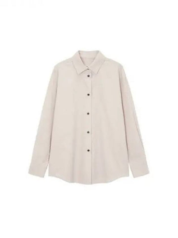 Women s Mini Label Corduroy Shirt Beige 271213 - EMPORIO ARMANI - BALAAN 1