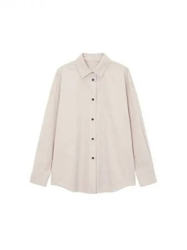 Women s Mini Label Corduroy Shirt Beige 271213 - EMPORIO ARMANI - BALAAN 1