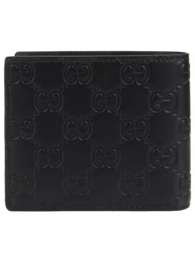 Men's GG Signature Half Wallet Black - GUCCI - BALAAN 5