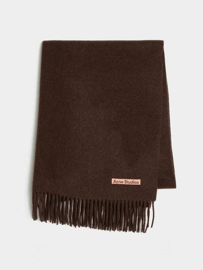 Acne Muffler Scarf Oversized Dark Brown Unisex CA0209 - ACNE STUDIOS - BALAAN 2