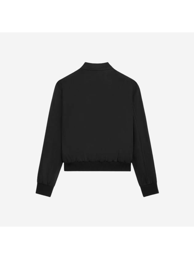 Triomphe Embroidered Logo Jacket Black - CELINE - BALAAN 3