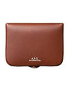 Josh Leather Coin Wallet Hazelnut - A.P.C. - BALAAN 2