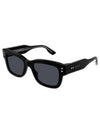 Eyewear Logo Square Acetate Sunglasses Black - GUCCI - BALAAN 2