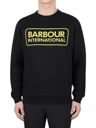 International Logo Cotton Sweatshirt Black - BARBOUR - BALAAN 2