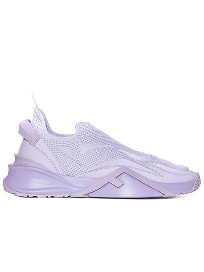 Flow Logo Low Top Sneakers Lilac - FENDI - BALAAN 2