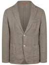 Men's Linen Two Button Jacket MMJAM5T10 949 - AT.P.CO - BALAAN 7