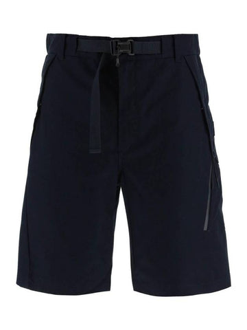 Metropolis Logo Cargo Shorts Navy - CP COMPANY - BALAAN 1