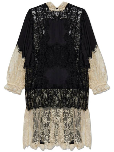 Munthe Lace Dress, Women's, Black - MUNTHE - BALAAN 1