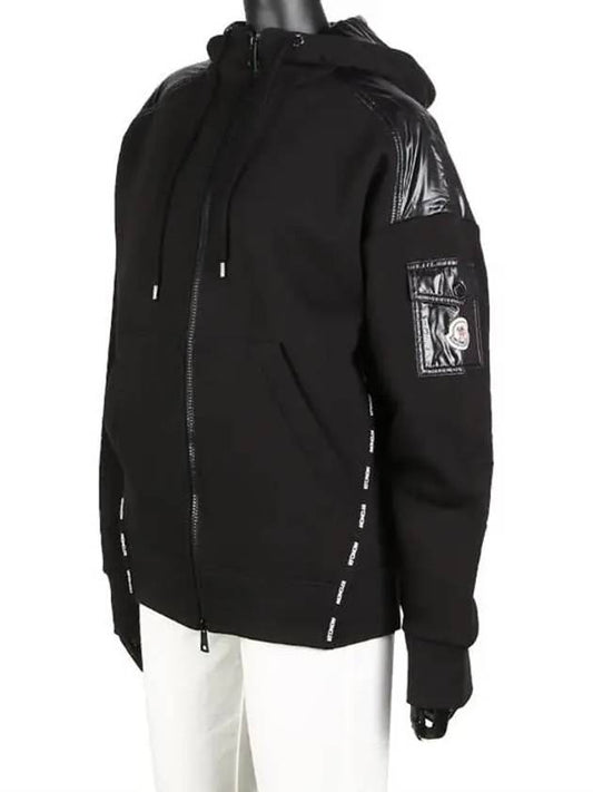 8G00030 809KX 999 Logo Hooded ZipUp - MONCLER - BALAAN 1