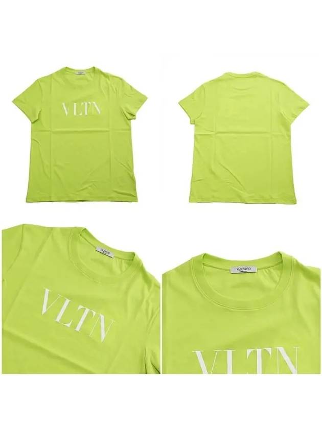 Men s VLTN Logo T Shirt TV0MG10V3LE - VALENTINO - BALAAN 3