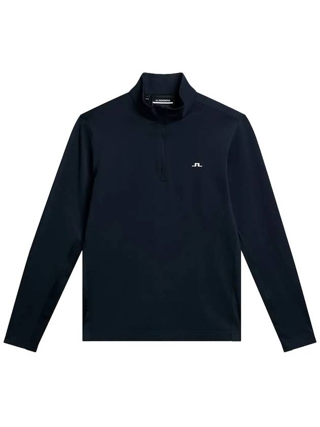 Men s Luke Quarter Zip up Golf Midlayer Navy GMJS10943 6855 - J.LINDEBERG - BALAAN 1