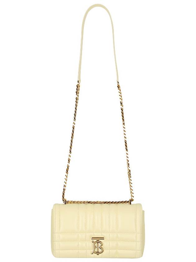 Lola Small Quilted Leather Cross Bag Cool Lemon - BURBERRY - BALAAN 4