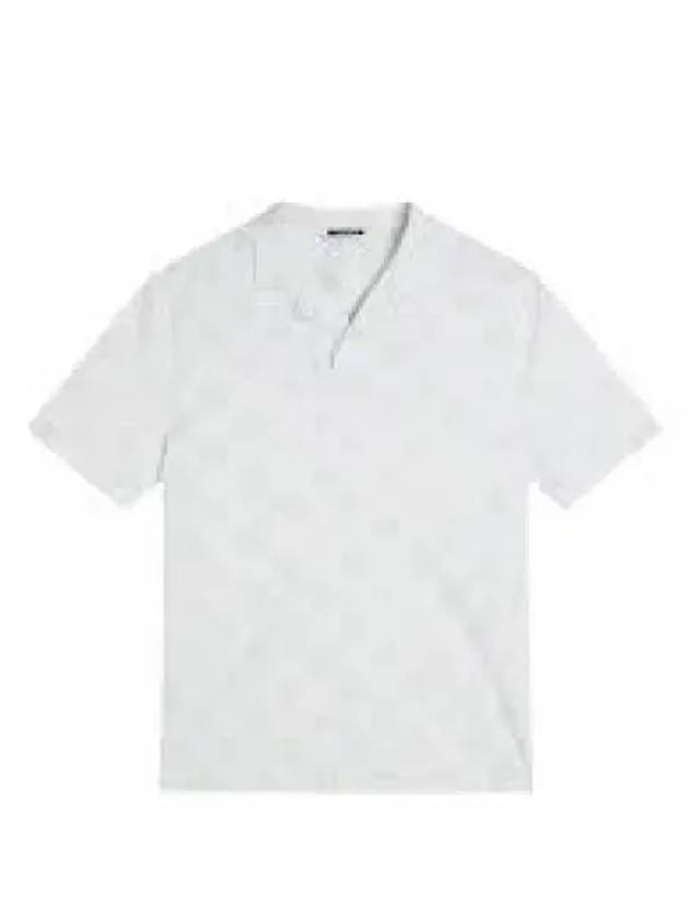 Men's Print Resort Reg Fit Short Sleeve Shirt White - J.LINDEBERG - BALAAN 2