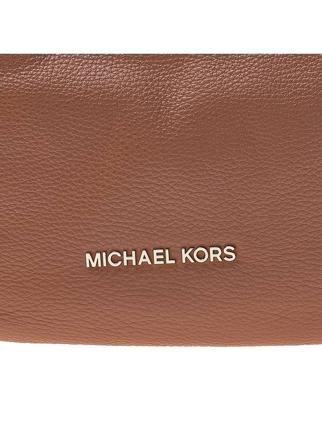 Lillie Large Pebbled Leather Shoulder Bag Luggage - MICHAEL KORS - BALAAN 7