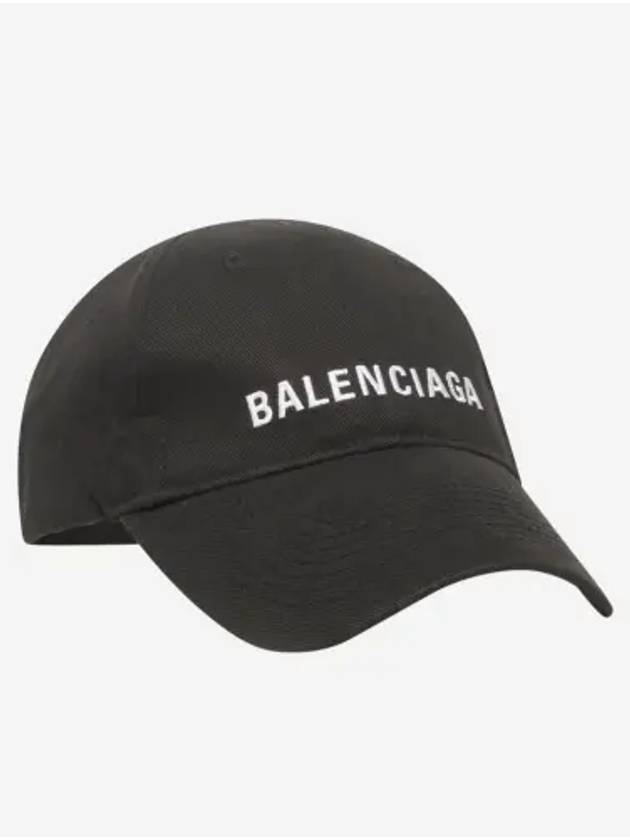 Logo Cap Hat Black 529192410B21077 - BALENCIAGA - BALAAN 3