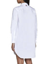 RWB Cotton Shirt Dress White - THOM BROWNE - BALAAN 5