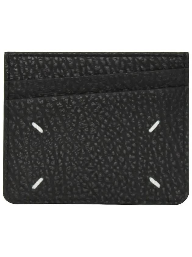 Four Stitch Card Wallet Black - MAISON MARGIELA - BALAAN 3