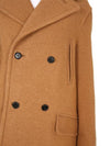 Boucle Wool Midi Double Coat Camel - MARNI - BALAAN 5