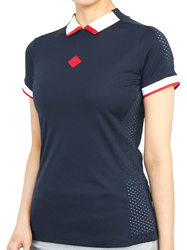 Women's ENYA Polo Navy - J.LINDEBERG - BALAAN 6