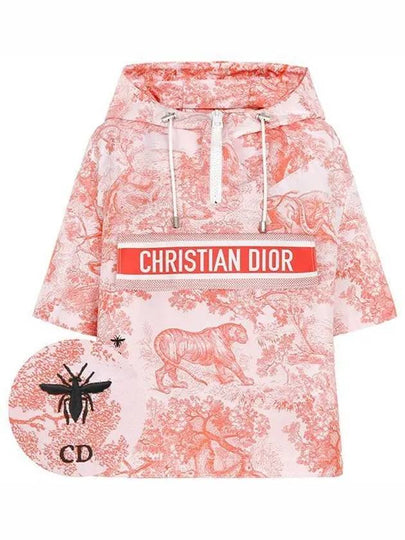 Riviera Short Sleeve Hoodie Coral - DIOR - BALAAN 2