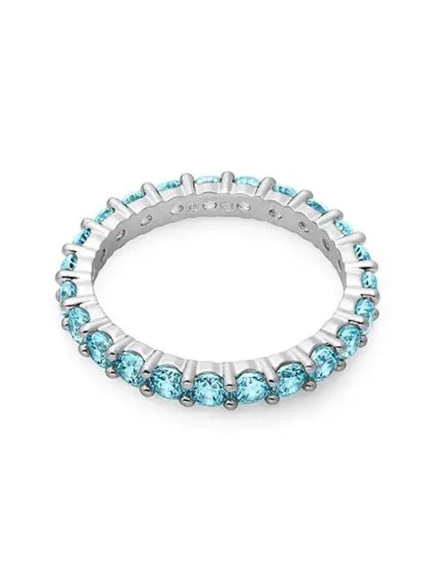 Matrix Vitore Ring Silver Blue - SWAROVSKI - BALAAN 6