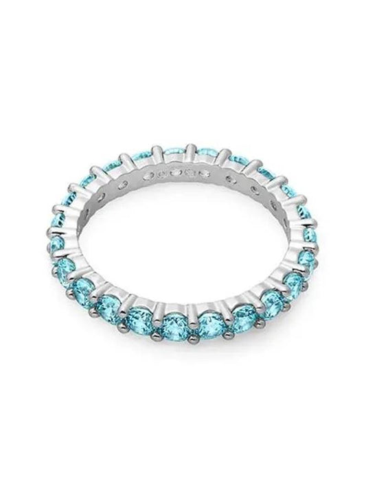 Matrix Vitore Ring Silver Blue - SWAROVSKI - BALAAN 1