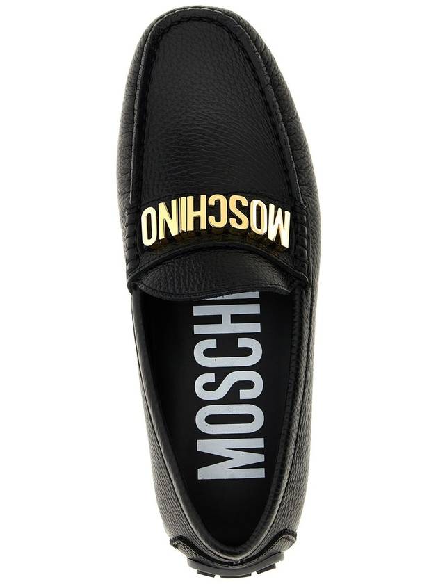 Moschino 'Lettering' Loafers - MOSCHINO - BALAAN 4