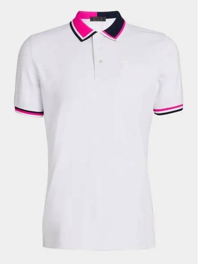 Golf TWO TONE RIB COLLAR TECH PIQU POLO G4MF23K303 SNO two-tone lip color tech pique polo - G/FORE - BALAAN 2