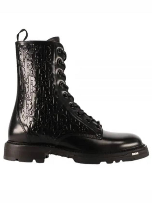 Explorer 2 Leather Ankle Boots Black - DIOR - BALAAN 2