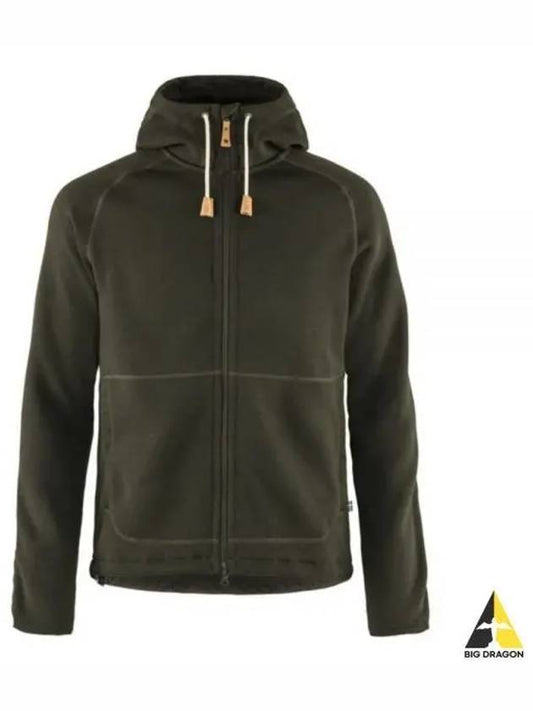 Men s Ovik Fleece Hoodie Deep Forest 82252662 - FJALL RAVEN - BALAAN 2