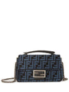 Baguette Chain Medium Shoulder Bag Blue - FENDI - BALAAN 2