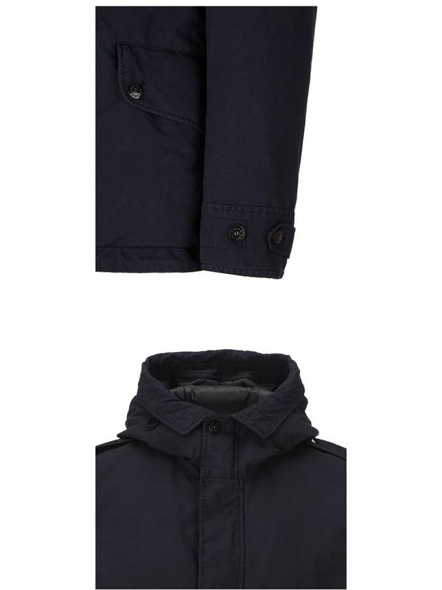 David-TC Down Short Parka Navy - STONE ISLAND - BALAAN 6